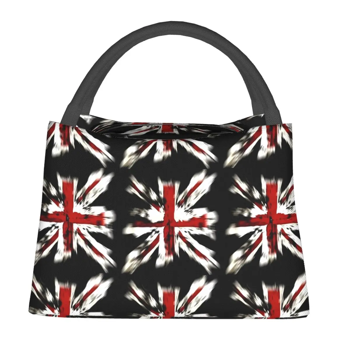 

British Flag Lunch Bag Flags Print Fashion Lunch Box For Child Outdoor Picnic Portable Insulated Cooler Bag Print Tote Food Bags