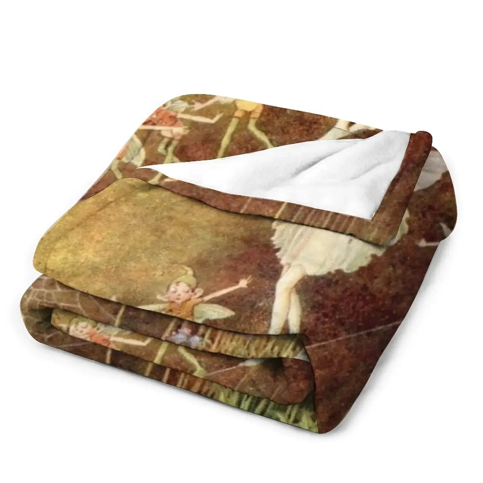 Новинка It Was Very Difficult at First от Ida Rentoul Outhwaite Плед теплое для зимы Детские термобелья