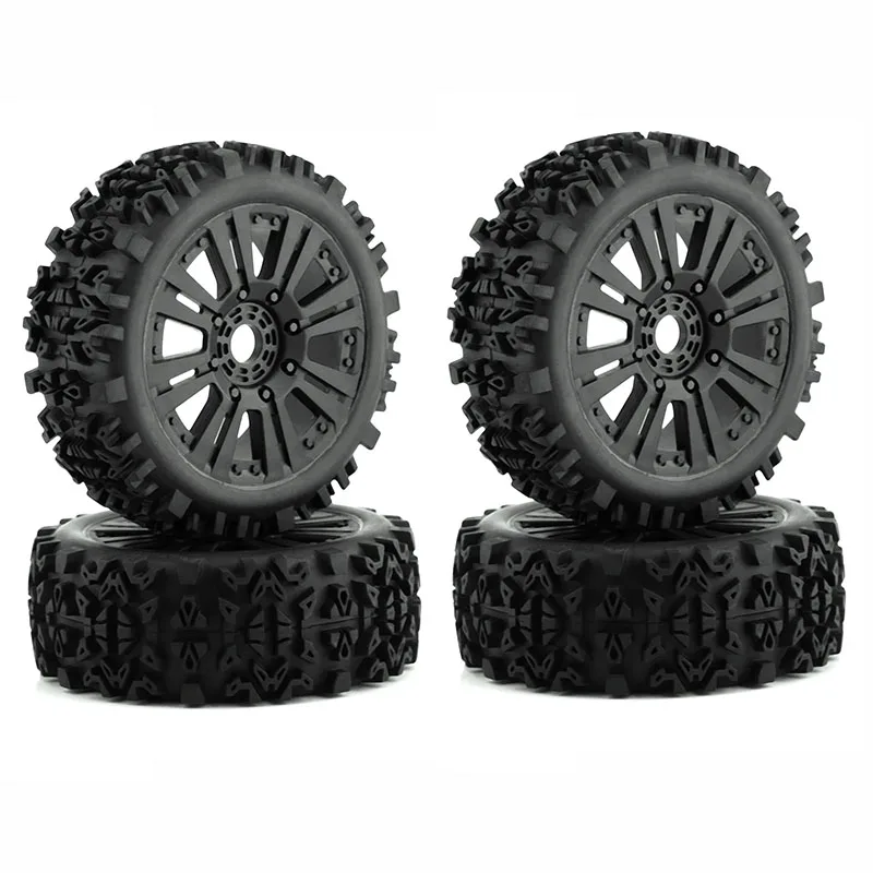 RC 4 шт. паста 1/8 Racing Buggy Tire Bar Crust Маленький штифт 17 мм гайка Средняя мягкая длинная