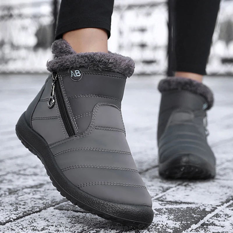 Женские зимние сапоги на платформе размер 35 - 43 цвет черный/коричневый