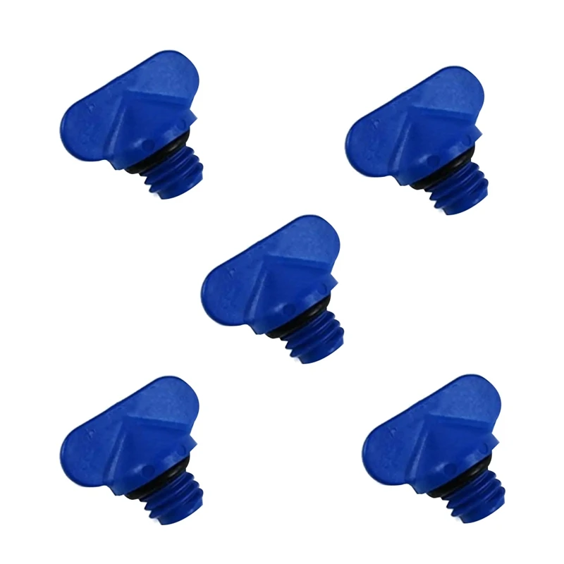 5Pcs Manifold Engine Block Drain Plug Kit Replaces Sierra 18-4226 For Mercruiser 22-806608A02 Compatible With GLM 13992