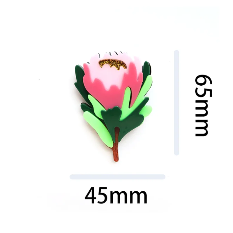 Брошь из акрилового материала YAOLOGE