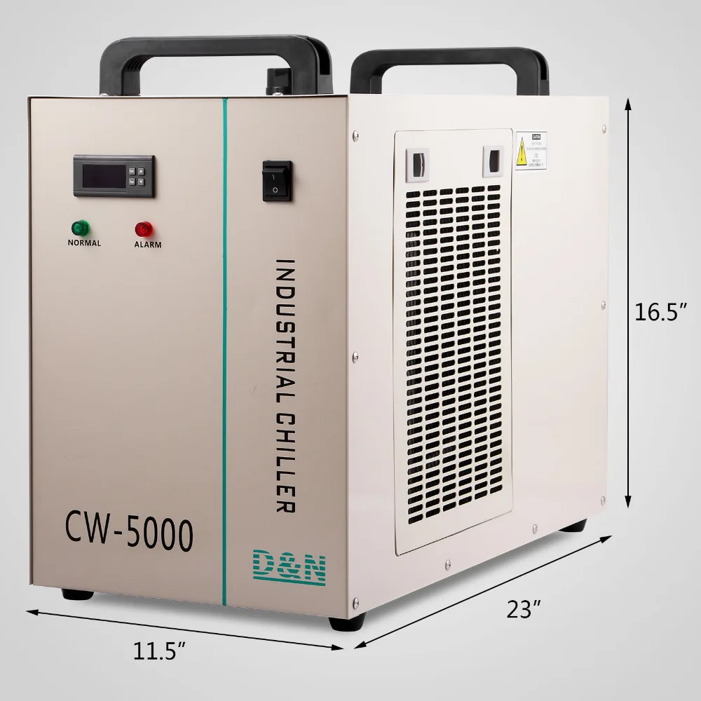 

220V CW-5000DG Industrial Water Chiller for 80/100W CO2 Laser Tube Cooler