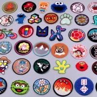 cartoon embroidered patches for clothing thermoadhesive patches iron on patches sewing badges appliques anime wolf stickers