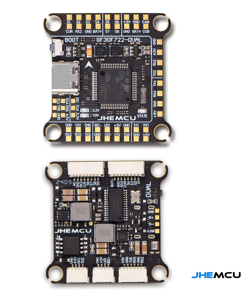 Двойной контроллер полета с RuiBet 60A ESC 3-6S 30 5*30 5 мм для RC FPV Freestyle Drone