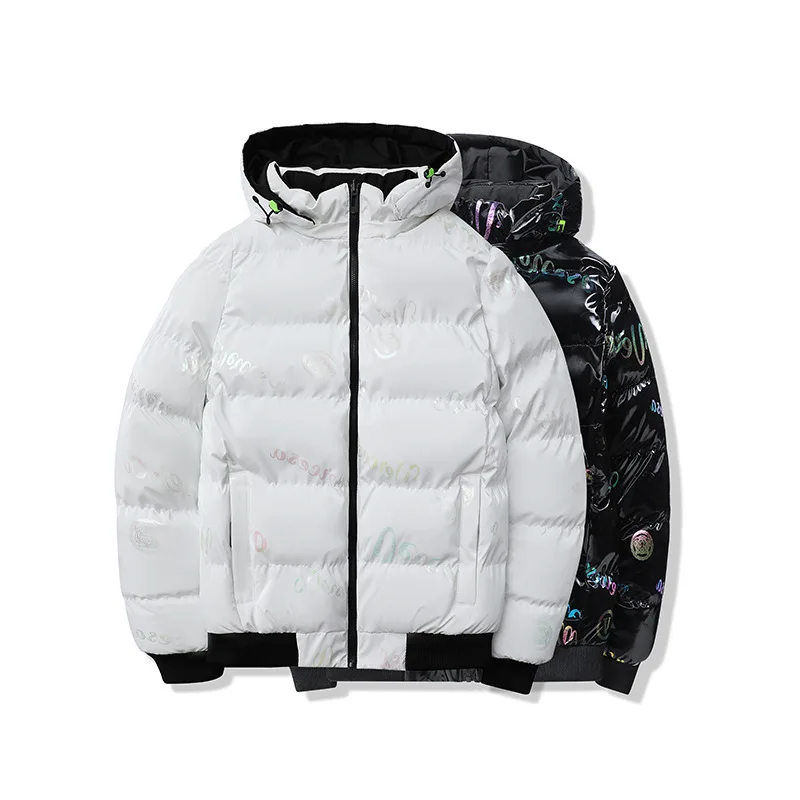 

Men Outwear Windproof Waterproof Parkas Thermal Quilted Plush Clothing Men Winter Thick Warm Hooded Puffer Parkas Jackets Coat