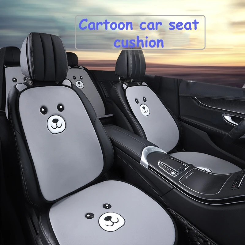 

Universal Double-sided Fleece Car Seat Cover Hanging Cartoon Auto Rear Seat Cover Car Seat Pads Car Interior Decoration