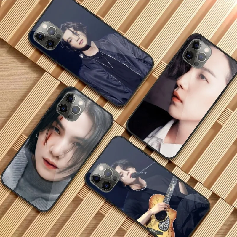

Fashion Agust D Mobile Phone Case for iPhone 14 13 12 11 XS X 8 7 6 Plus Mini Pro Max SE 2022 PC Glass Phone Cover Funda