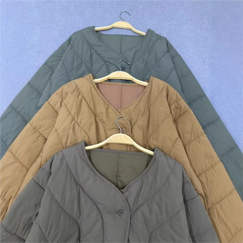 Johnature японские женские повседневные куртки с v-образным вырезом в стиле ретро