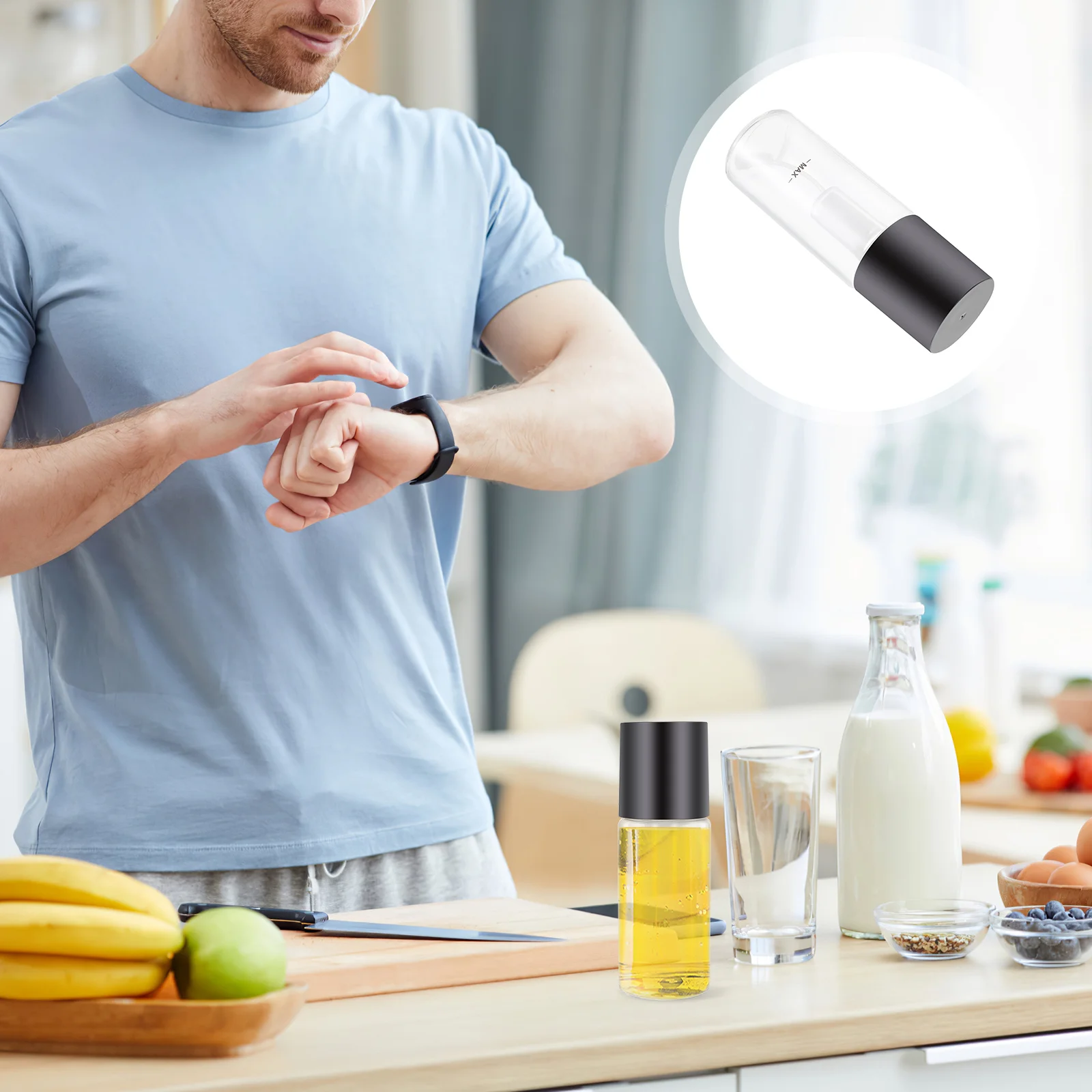 

Oil Vinegar Bottle Dispenser Olive Cruet Pot Cookingpourer Decanter Leakproof Jar Seasoning Sauce Soy Spout