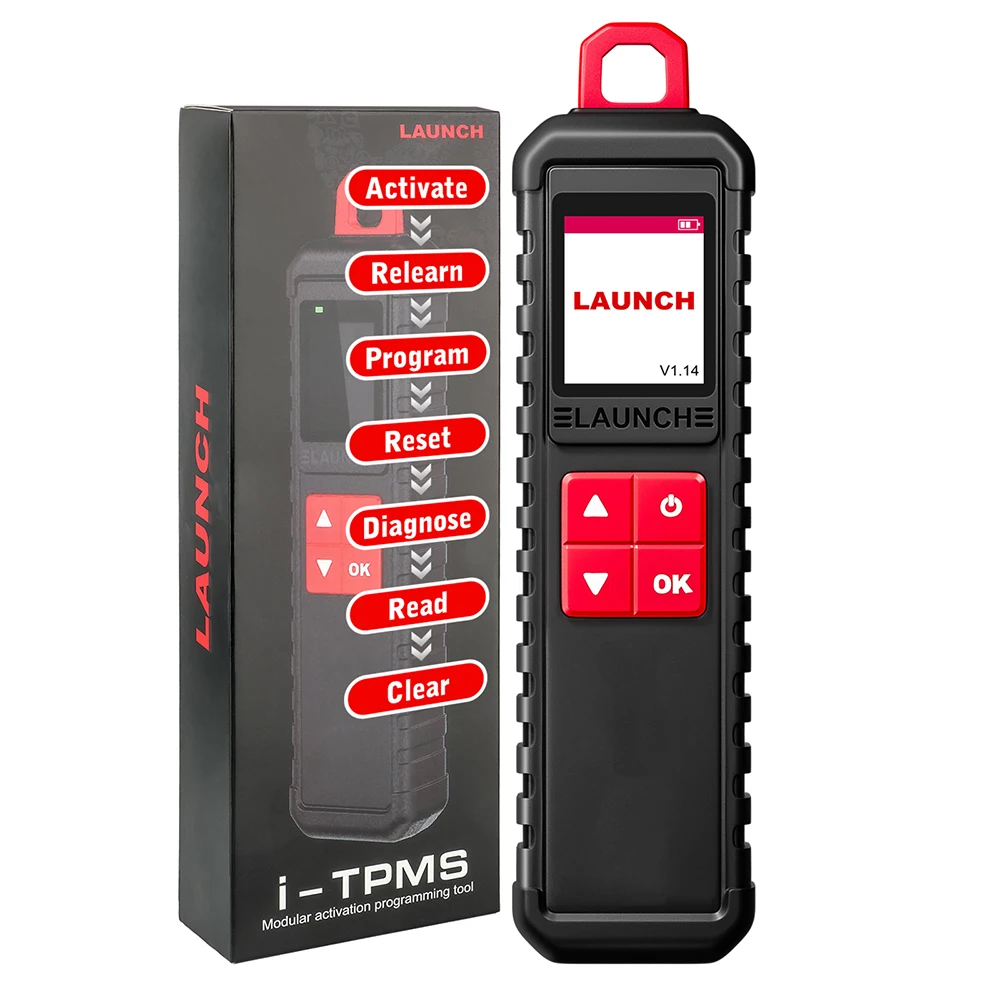 

LAUNCH X431 I-TPMS, инструмент для диагностики давления в автомобильных шинах, активирует/программирование/возврат, датчик 315/433 МГц для X431 V pk TSGUN