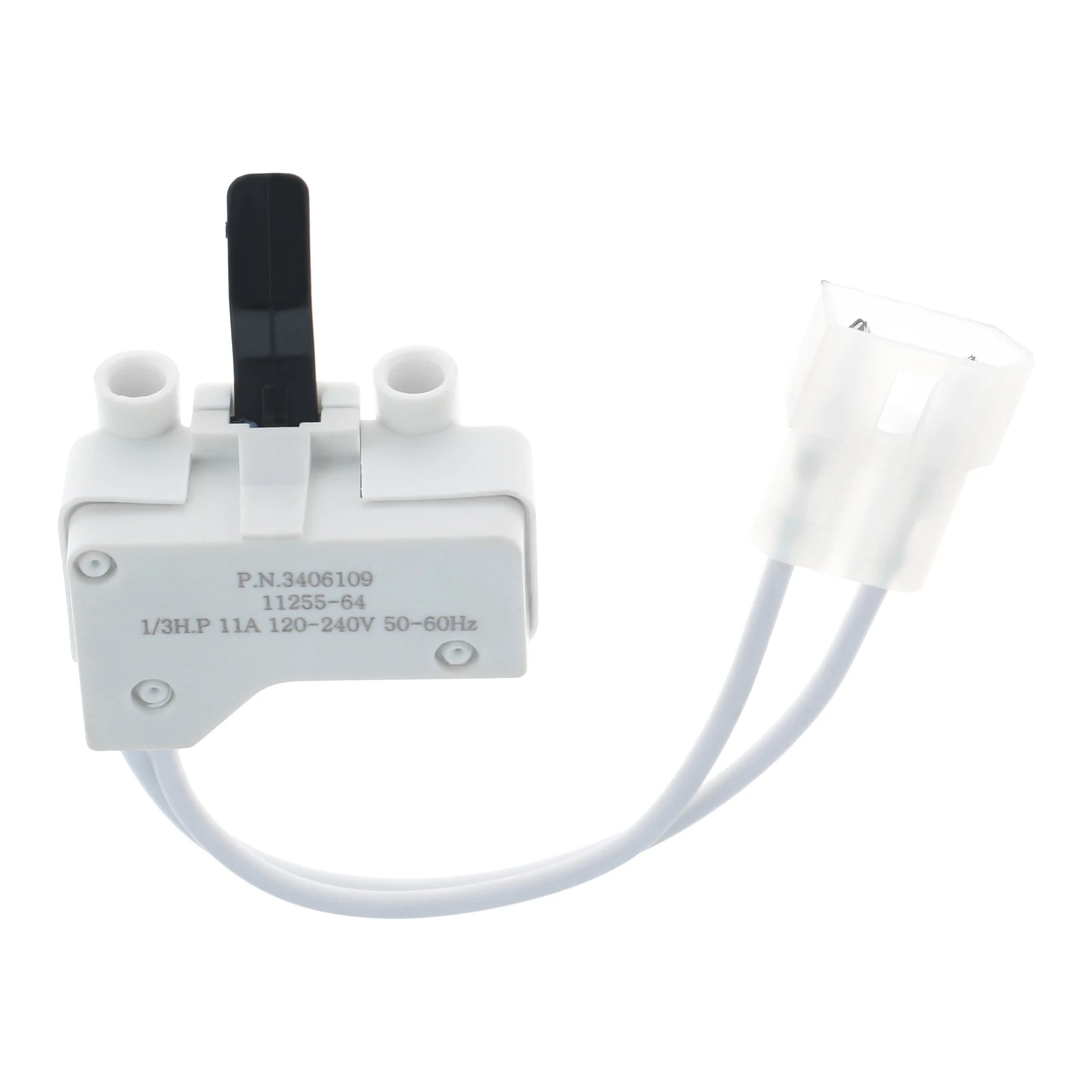 Дверной выключатель для сушки 3406109 подходит сушилки гидромассажа Kenmore Sears Maytag