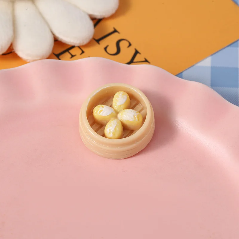 10Pcs New Rice Dumplings Food Play Resin Flatback Embellishments Crafts Micro Landscape Miniature DIY Craft Dollhouse Ornaments images - 6