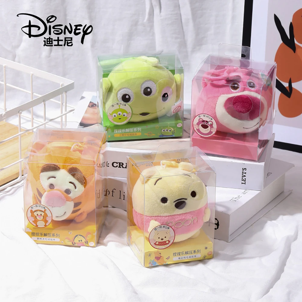 

Disney Series Decompression Toys Strawberry Bear Plush Toy Kawaii Winnie Bear Decompression Soft Stuffed Plush Dolls Kid Gift