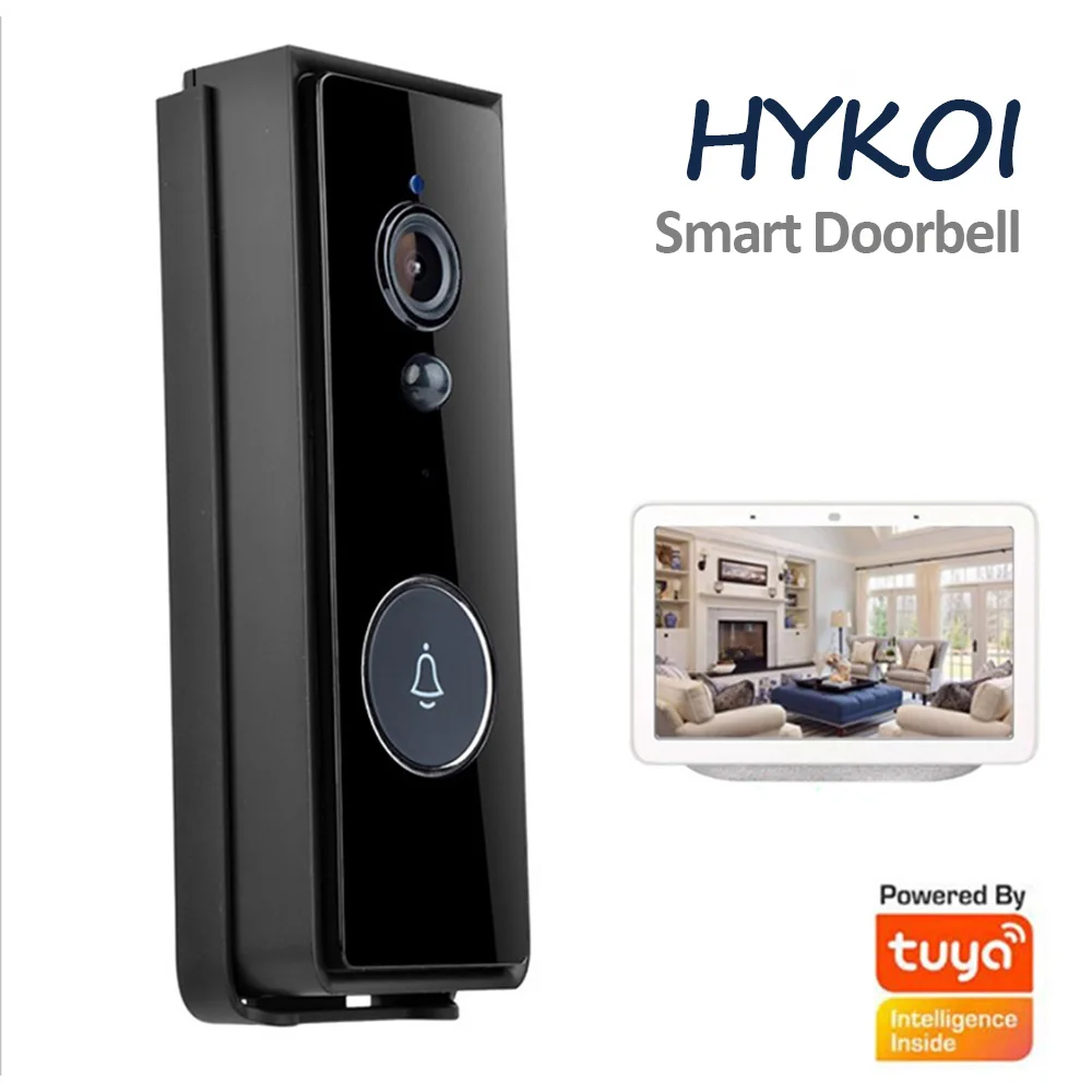 TUYA 1080P Video Door Phone Video Doorbell WiFi Wireless Outdoor Door Bell Camera Waterproof IP65 Alexa Google Home