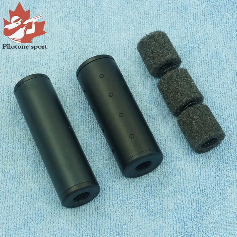 

Pilotone Foam MUTE 14mm Left/Right Thread BARREL EXTENSION Pipe Adapter 100/110mm Black Brown 14mm CCW/CW BARREL Part With Foam