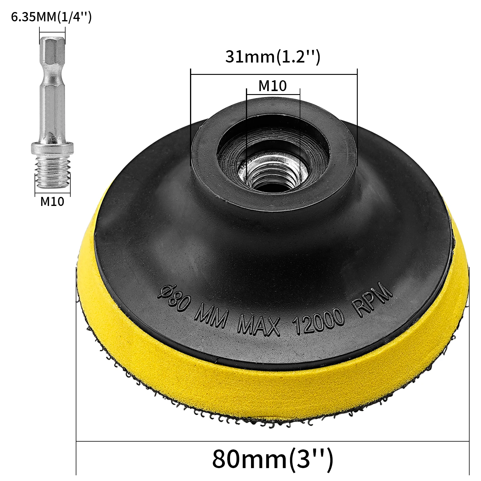 

Шлифовальный диск SI FANG 3/4/5/6/7 дюймов