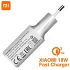 Оригинальное настенное зарядное устройство XIAOMI QC3.0, быстрая зарядка ЕС для Xiaomi Mi 9 8 SE 9T 6 5 A1 A2 A3 F1 MIX Redmi Note 7 8 K20 K30 Pro