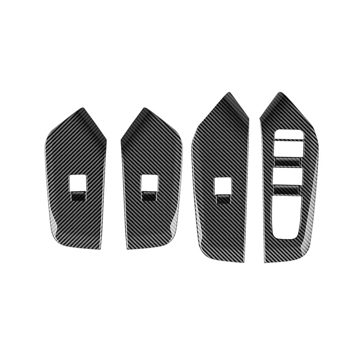 

Автомобильная панель из углеродного волокна с черным окном и кнопкой подъема для Toyota Prius 60Series 2020-2023