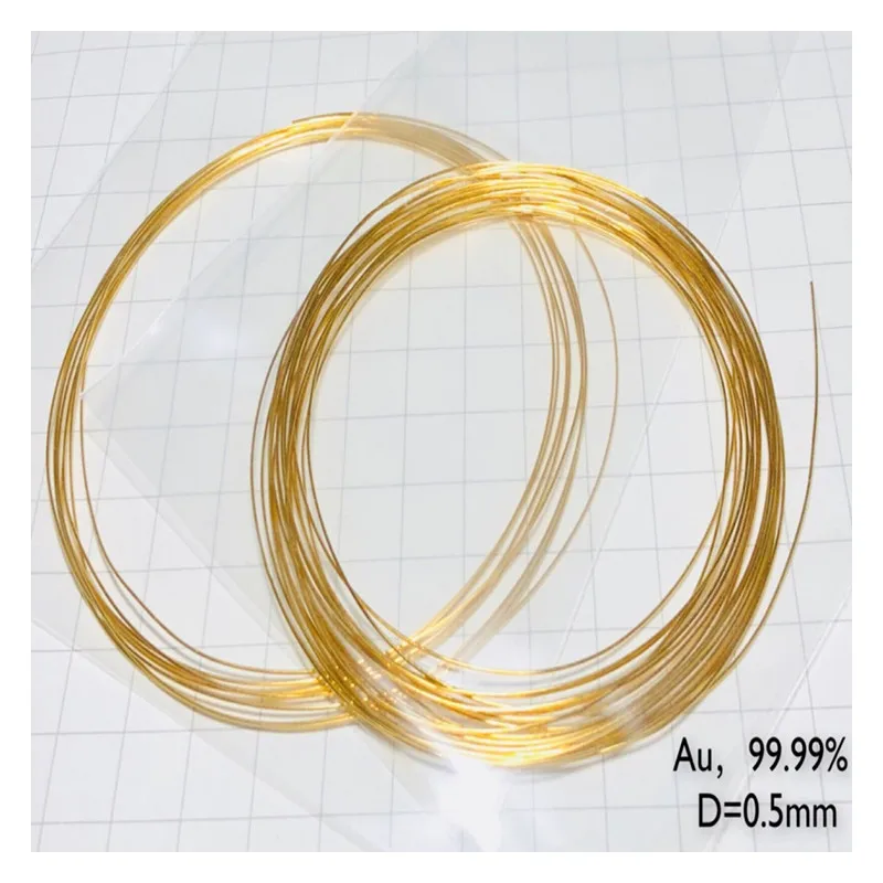 

Золотая проволока 0,5 мм, 9999 чистое золото, для коллекции элементов
