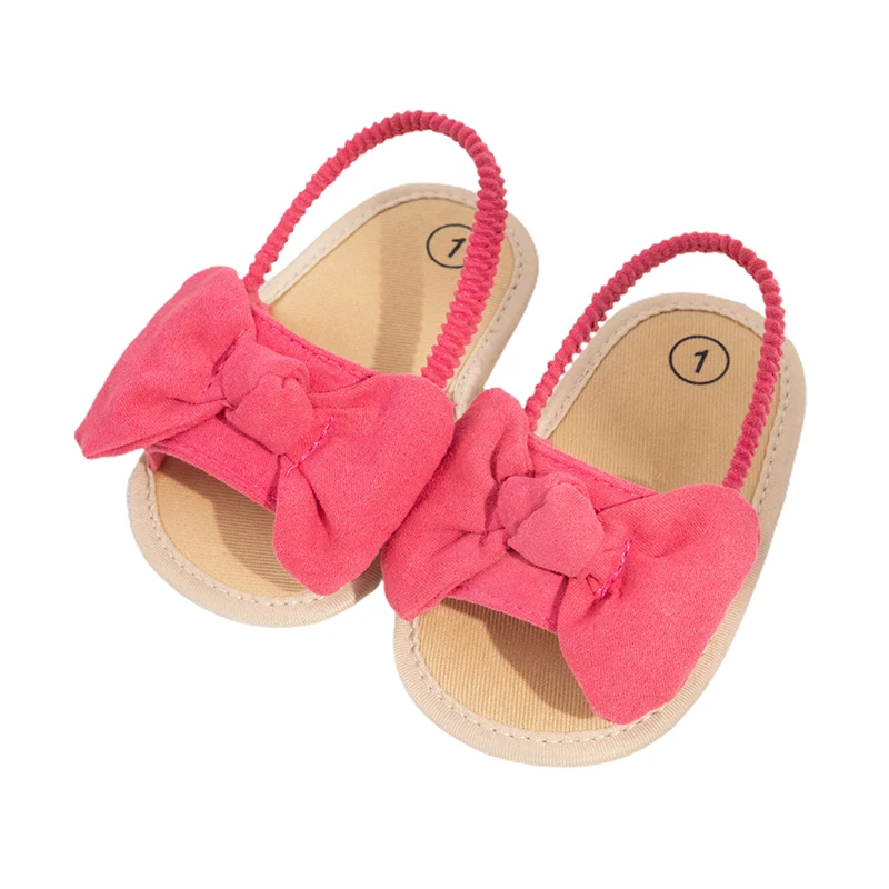 

Baby Girl Summer Casual Bow Sandals Anti-slip Soft Sole Shoes for Outdoor School Party