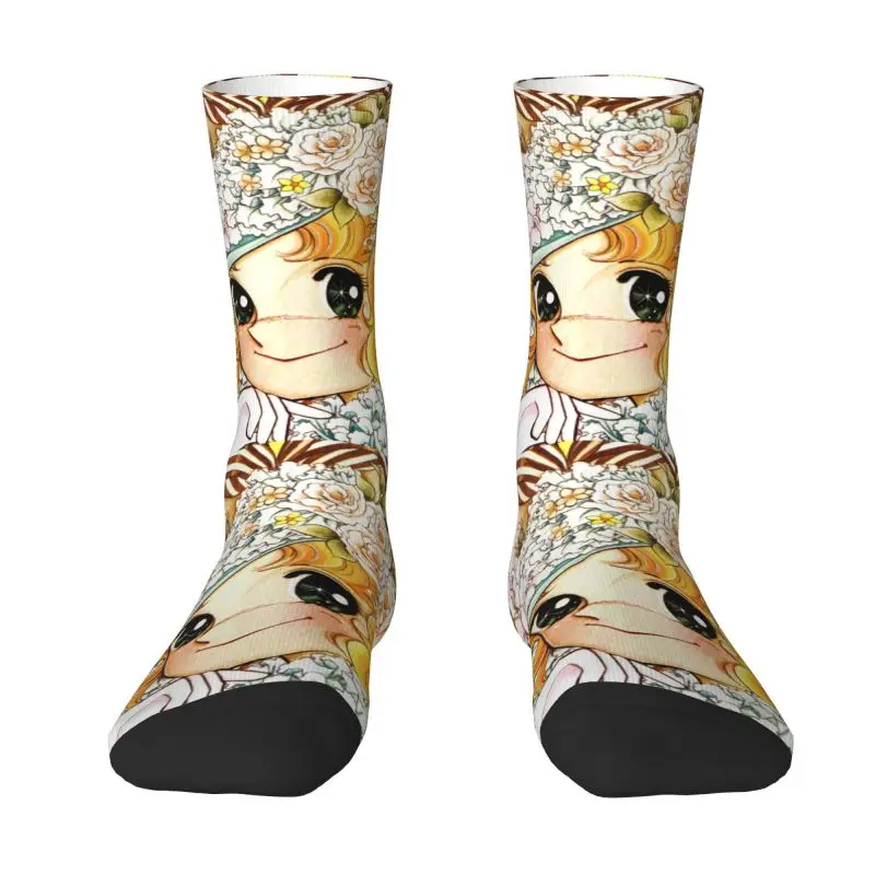 

Japan Anime Manga Candy Candy Men Women Crew Socks Unisex Novelty Spring Summer Autumn Winter Dress Socks