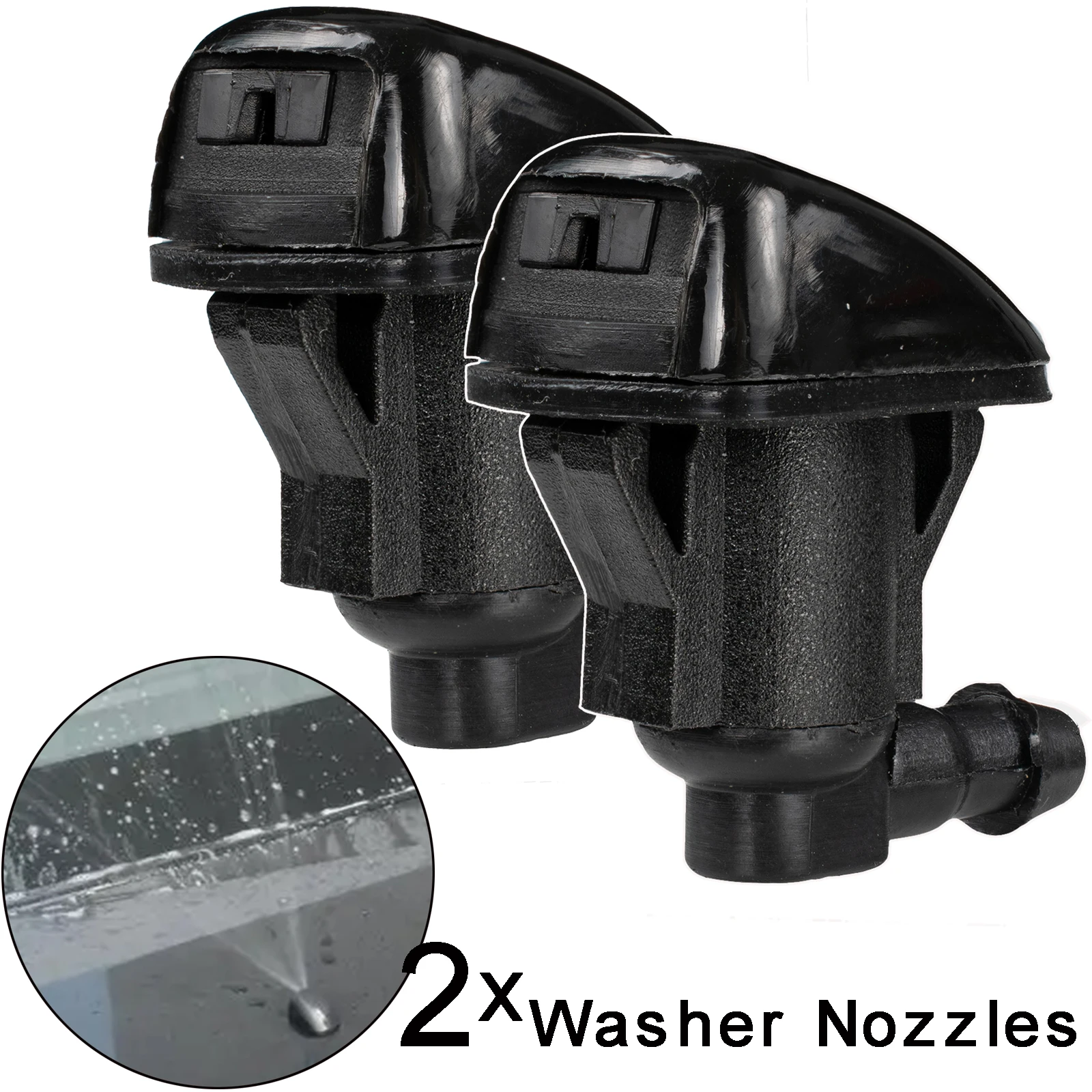 2x Front Windscreen Wiper Washer Jet Spray Nozzle For Toyota Land Cruiser Prado J120 120 Corolla Verso E121 Spacio 2003 - купить по