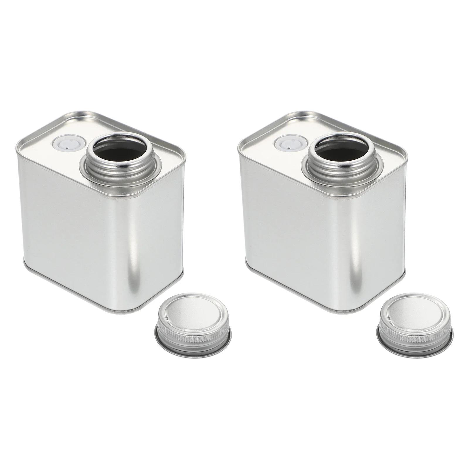 

2Pcs Stainless Steel Kitchen Jar Cookie Container Jar Stainless Steel Tea Canister