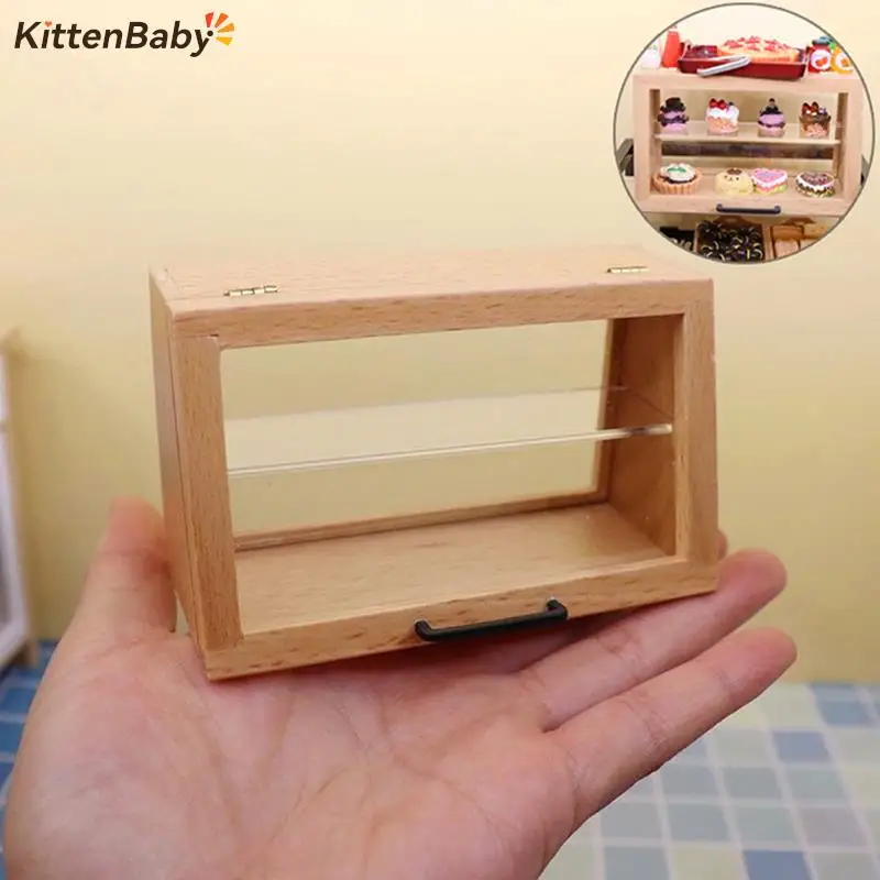 

Миниатюрный деревянный шкаф для кукольного домика 1/12, шкафчик для хранения пыли, модель шкафа «сделай сам», декоративная игрушка для игрового домика