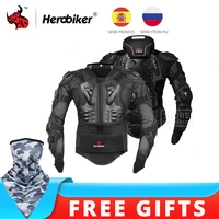 herobiker motorcycle full body armor motorcycle armor protection racing body protector jacket motocross with neck protector