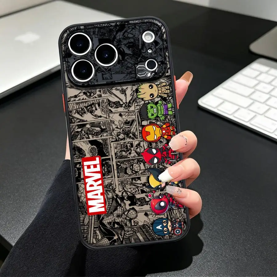 Фото Чехол для телефона Deadpool Venom America Funda Back для iPhone 17 Pro Max 7 8 SE 14 16 Plus 17e 11 12 13 Mini Air 15 XS XR №3