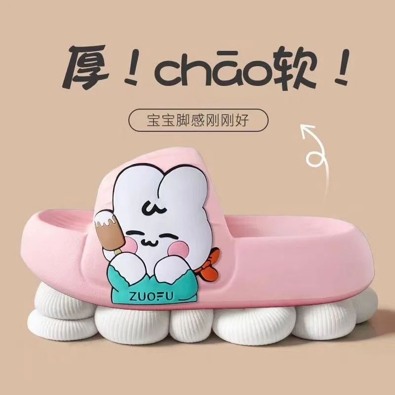 Thick Sole Men Slippers Sense of Luxury Personality Graffiti Slides Bathroom Beach Indoor Sandals 2023 Summer Couple Cool Woman