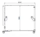 

CTO961016 радиатор кондиционера LAN CRUISER 2,8-