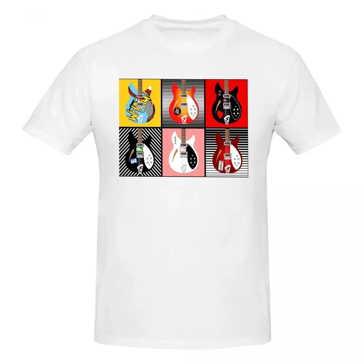 Фото Paul Weller's Rickenbackers 100% Cotton T-shirt Men Oversized T Shirts Men crew Neck Short Sleeve S-6XL №1