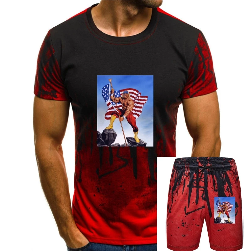 

Classic Hulkamania T-shirt men t shirt