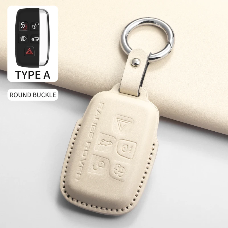 

Кожаный чехол для ключей от машины для Land Rover Range Rover Sport Velar Evoque Freelander2 Discovery LandRover, аксессуары для ключей