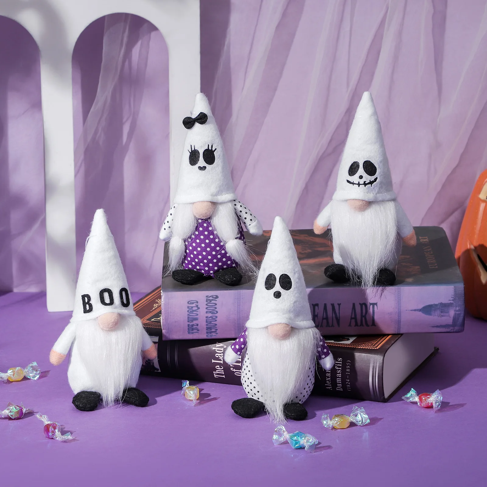 

16 см Новая безликая кукла на Хэллоуин BOO Gnome Милая гримаса Гоблин безликая кукла кулон подарок на Хэллоуин