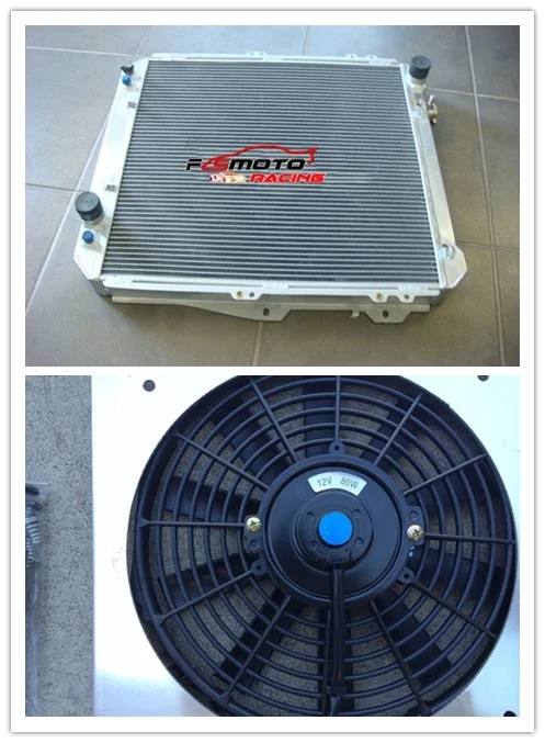 

3-ядерный алюминиевый радиатор + кожух + вентилятор охлаждения для Toyota Hilux surf KZN130 1KZ-TE 3.0 TD AT MT 1993-1996 96 95 94 93