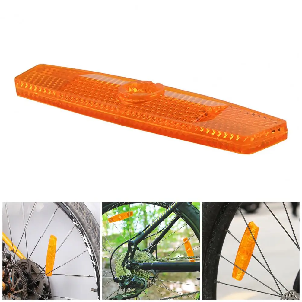 

Useful Plastic Simple Installation Wear Resistant Rim Reflector Riding Accessory Rim Reflector Spoke Reflector
