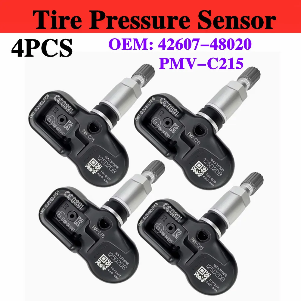 Фото Датчик давления в шинах TPMS 42607-48020 4260748020 для Toyota C-HR, Pacific, Camry PMV-C215, Corolla, Lexus LS500h, LX570, RX450h №1