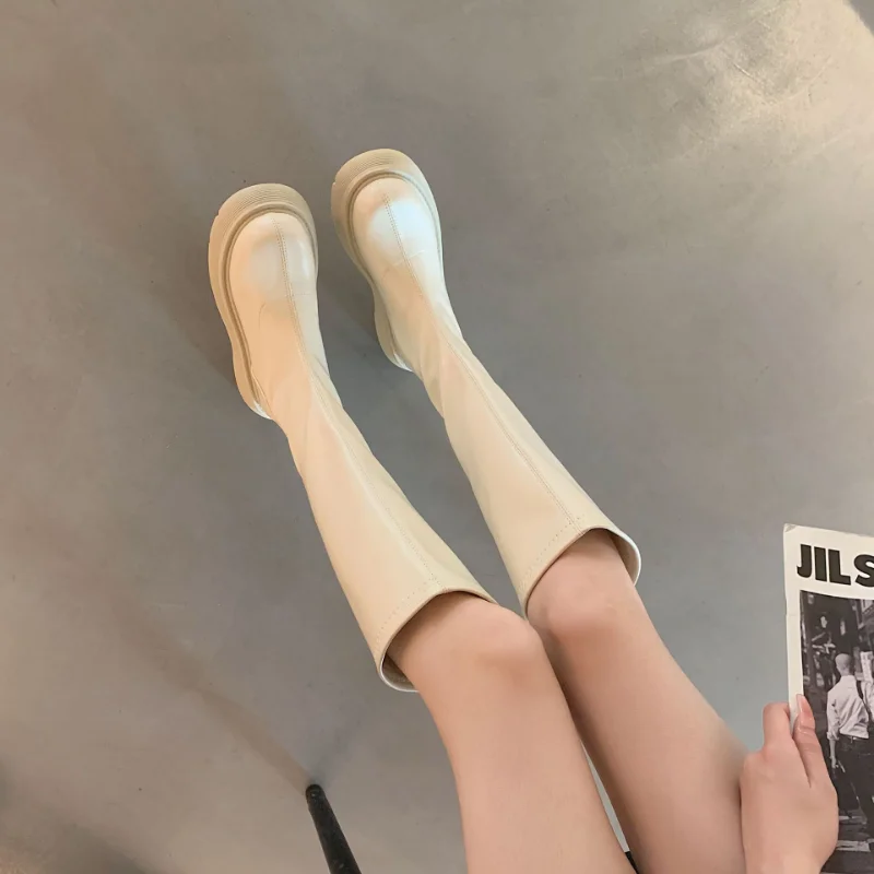 Women's Boots Autumn Fashionable and Handsome But Knee-high Boots Three Styles Optional Women's Shoes Botas Mujer Boots Women