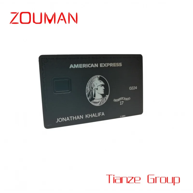 

Custom , Laser Cut Metal Credit Card Personalized Magnetic Tape, Member Like, Amex Bla, Support Personal Name Printing, Metal Bu