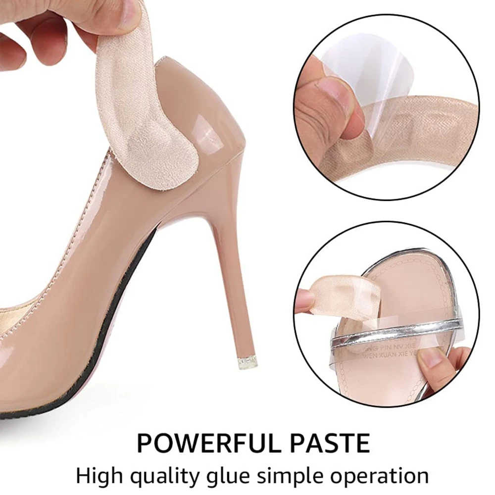 Silicone Forefoot Insert Foot Pads for High-Heeled Sandals Half Insoles for Shoes Women Non-slip Anti-Pain Heel Cushion Pads