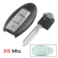 fast control auto parts accessories durable parts for car vehicles remote car key 315mhz 3 buttons remote key fob