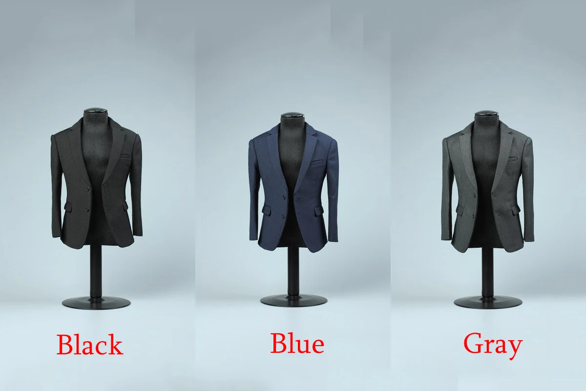 

AFS 1/6 Scale Male Suit Jacket Suit Top Clothes Model Fit 12'' Male Soldier Normal Action Figure Body Dolls