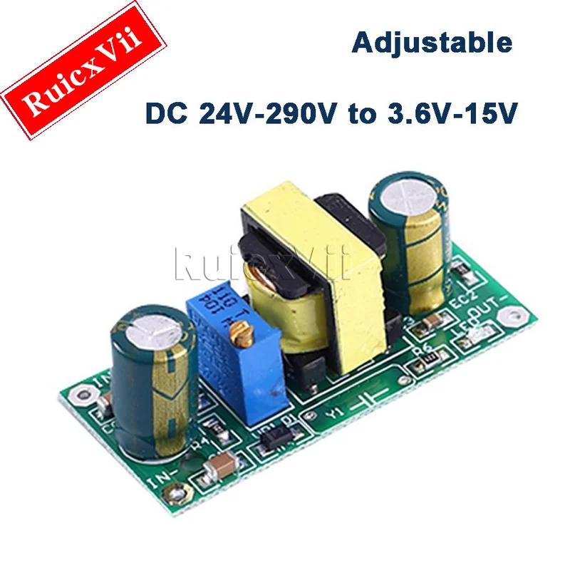 DC-DC изолированный понижающий модуль 24 В-290 в до 3,6 в-15 в, Регулируемый Модуль питания, понижающий преобразователь, стабилизатор напряжения