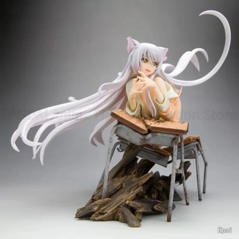Фото В наличии оригинальные анимационные фигурки Kotobukiya Bakemonogatari Monstory Hanekawa Tsubasa 1/8, игрушки, коллекционные предметы, подарки на день рождения №4