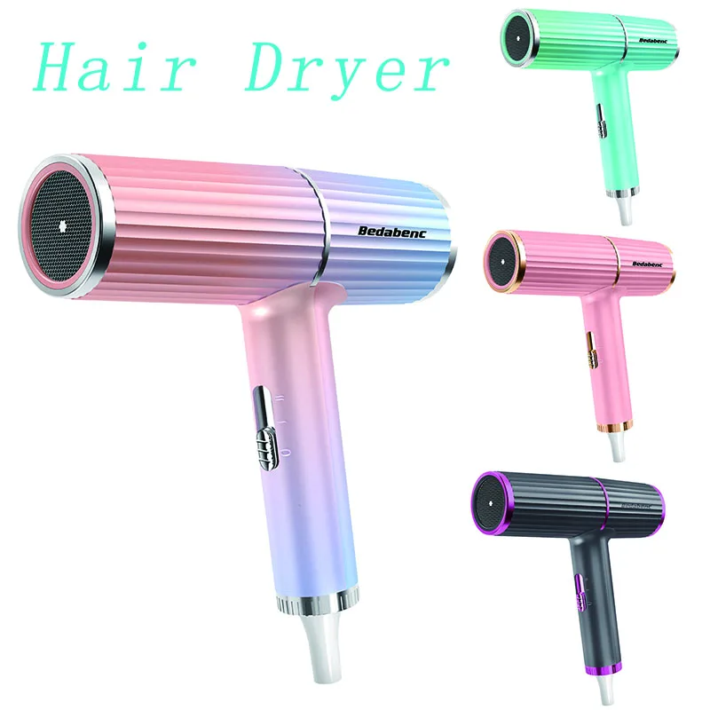 

Hammer Hair Dryer Dormitory Home Hair Dryer Negative Ion Blow Dryer Hot&Cold Wind Salon Hair Styler Tool Mute Hair Dryer Gift