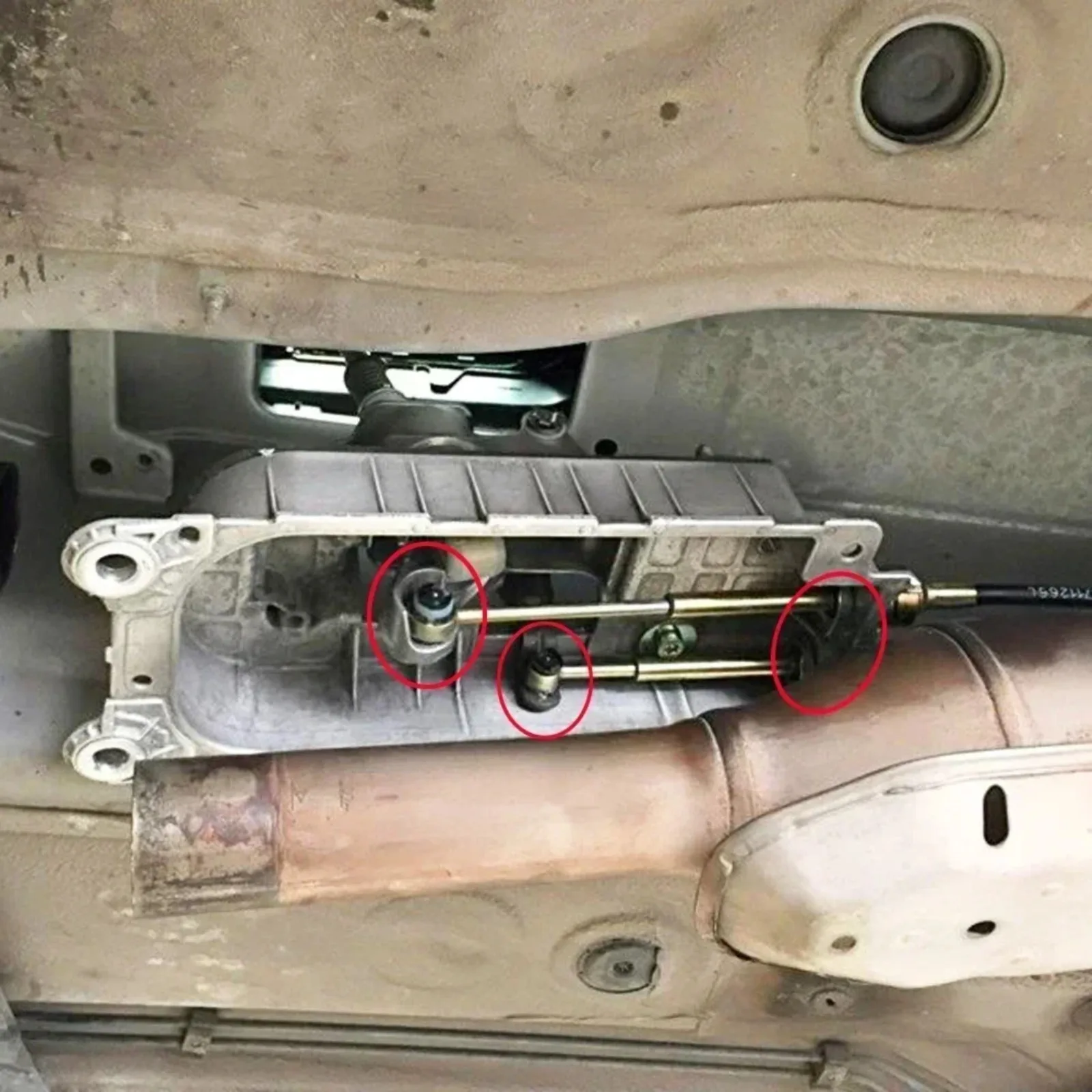 Фото Для Audi A3 A2 A1 TT ручной трансмиссионный трос переключения передач, втулка стопорной шайбы, селектор рычага переключения передач, комплект концевых стержней, замена деталей коробки передач №4