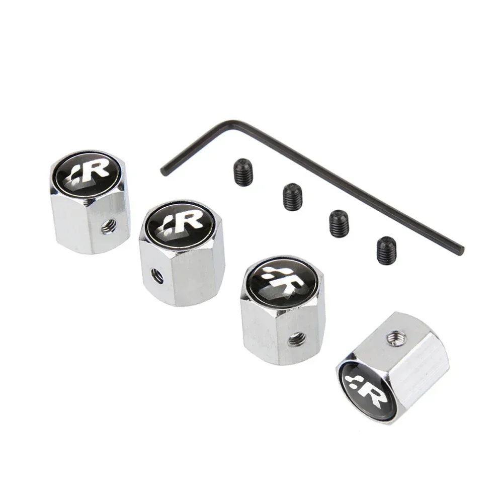 Для Volkswagen GTI Rline Golf 4 5 6 7 Tiguan Passat B5 B6 CC Jetta POLO Автомобильные колпачки клапанов шин